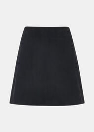 Petite Suede A Line Skirt