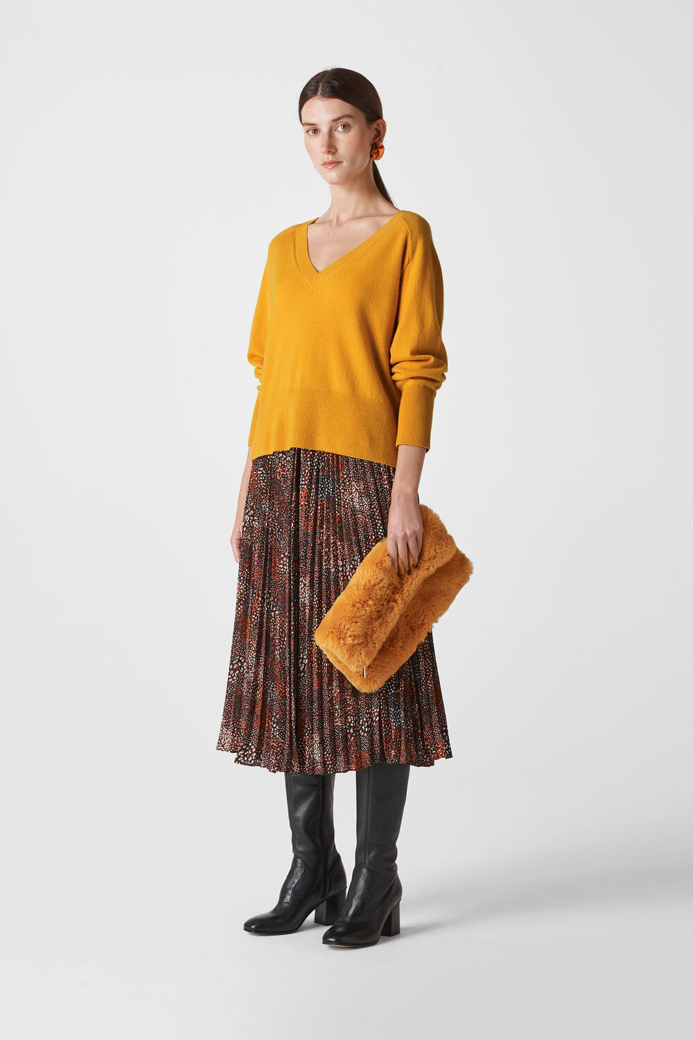 Yellow Sustainable Cashmere Jumper