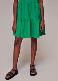 Short Tiered Jersey Dress