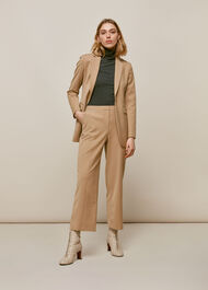 Sonia Single Breasted Jacket Camel