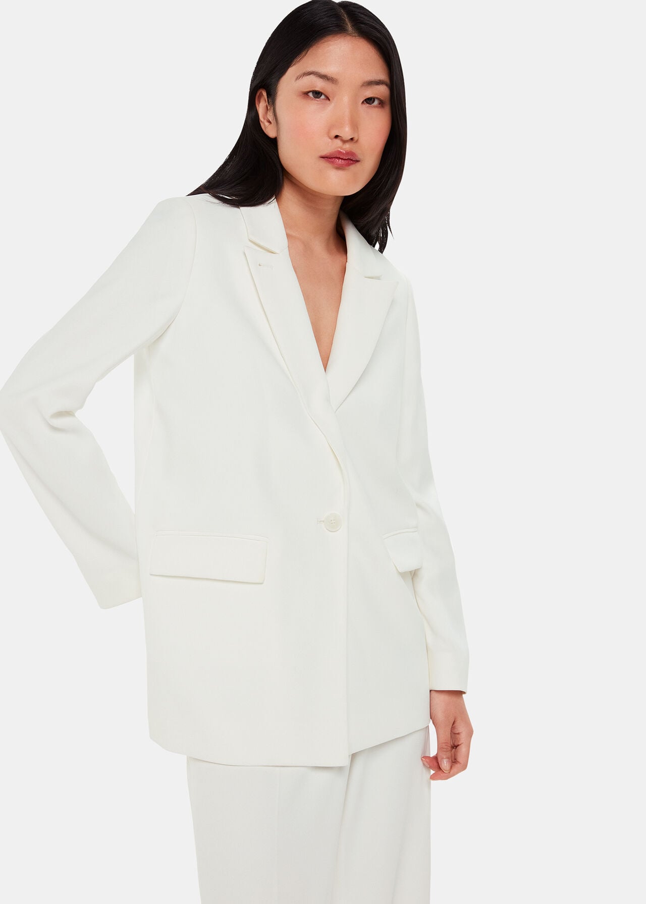 Basic Blazer Ivory main image 1
