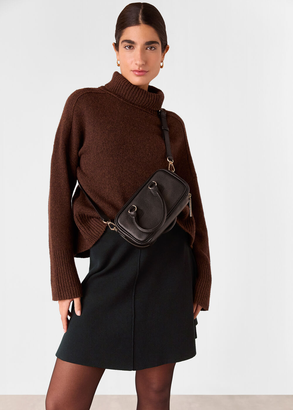 Flippy Knitted Mini Skirt