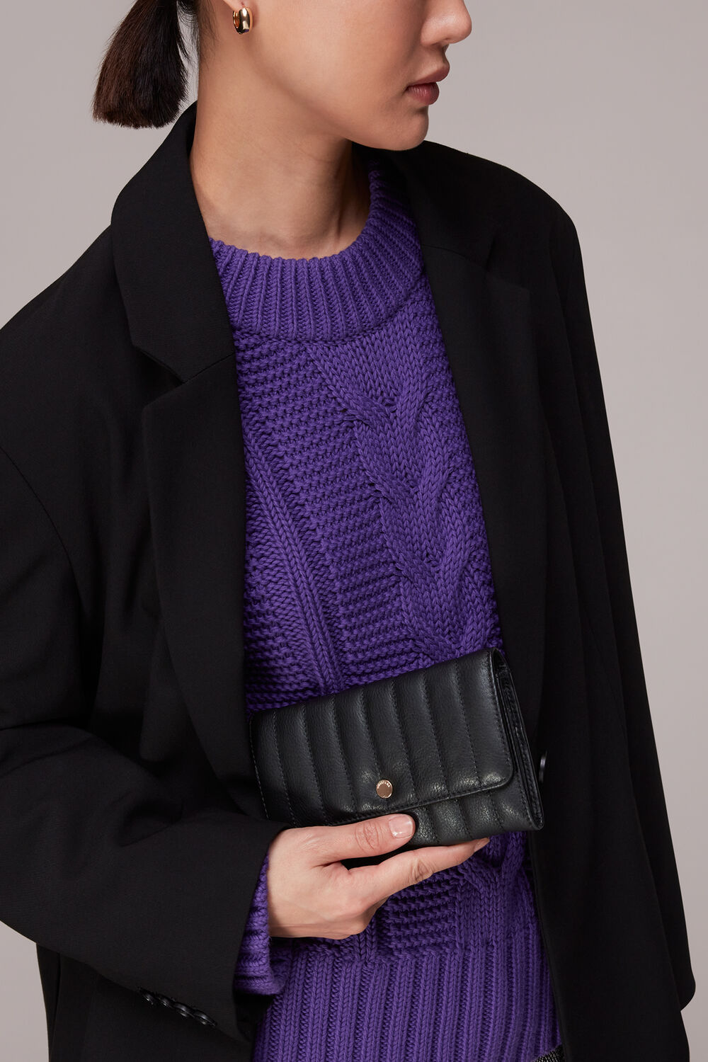 Elly Quilted Chain Purse
