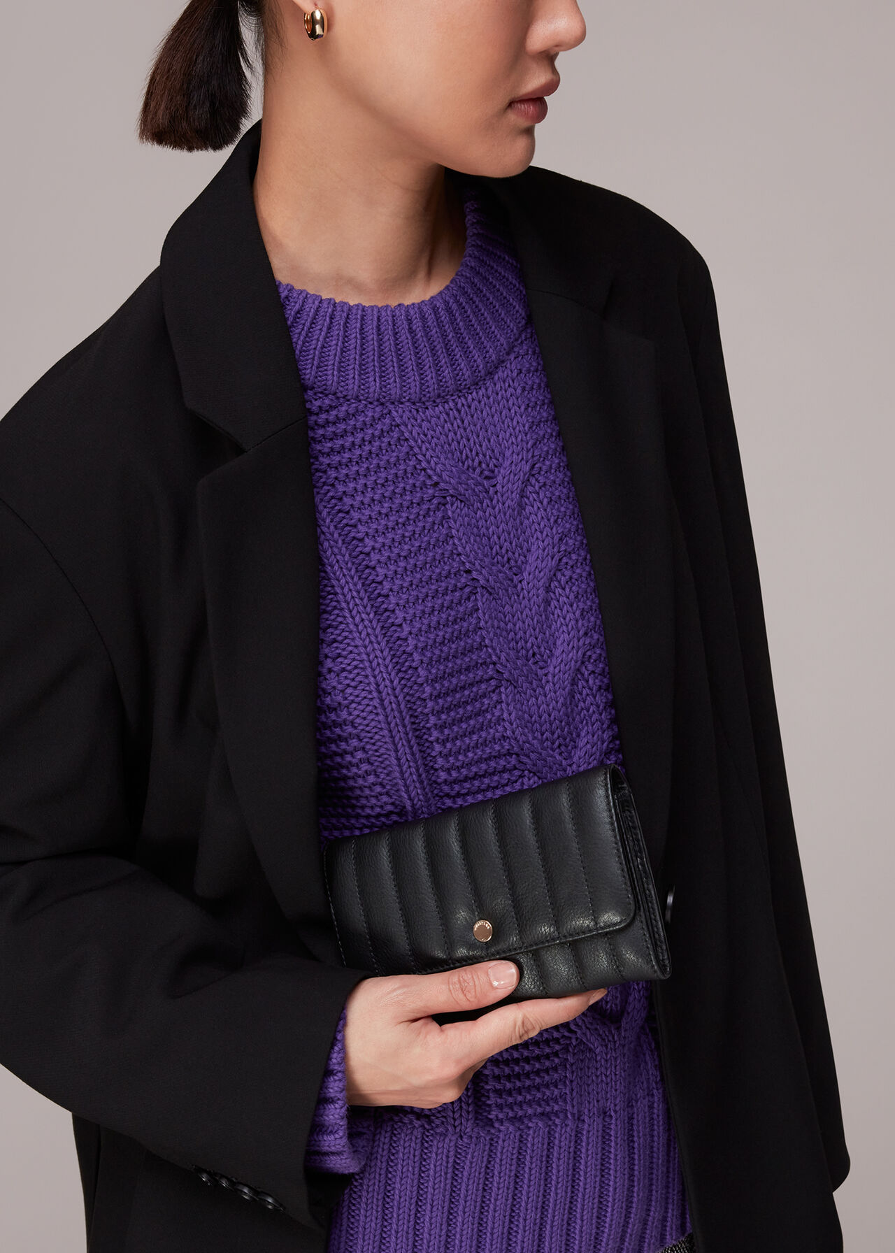 Elly Quilted Chain Purse