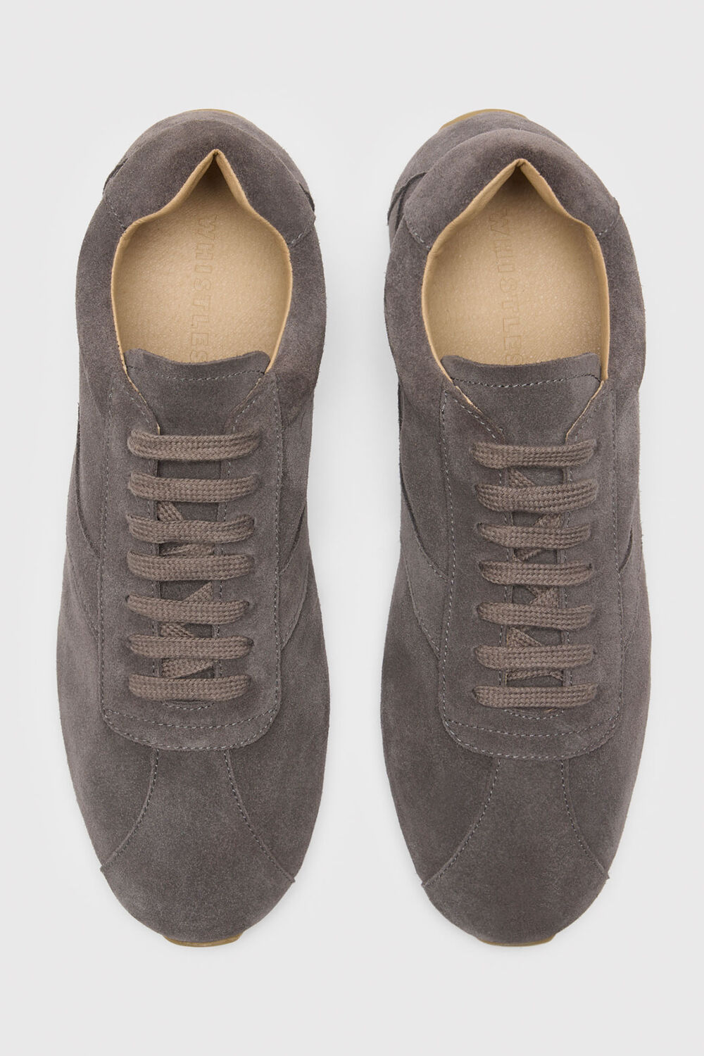 Grey Suede Unlined Sneaker