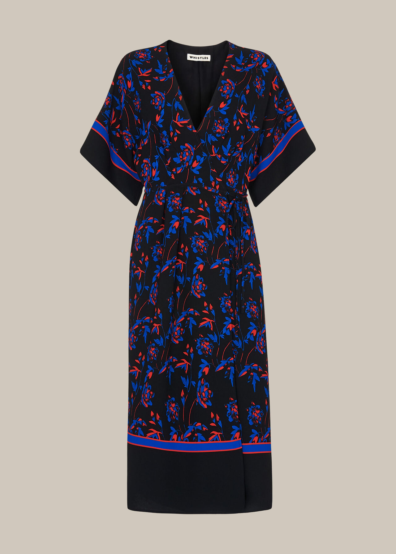 Dee Floral Print Wrap Dress