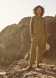 Olive Linen Coord