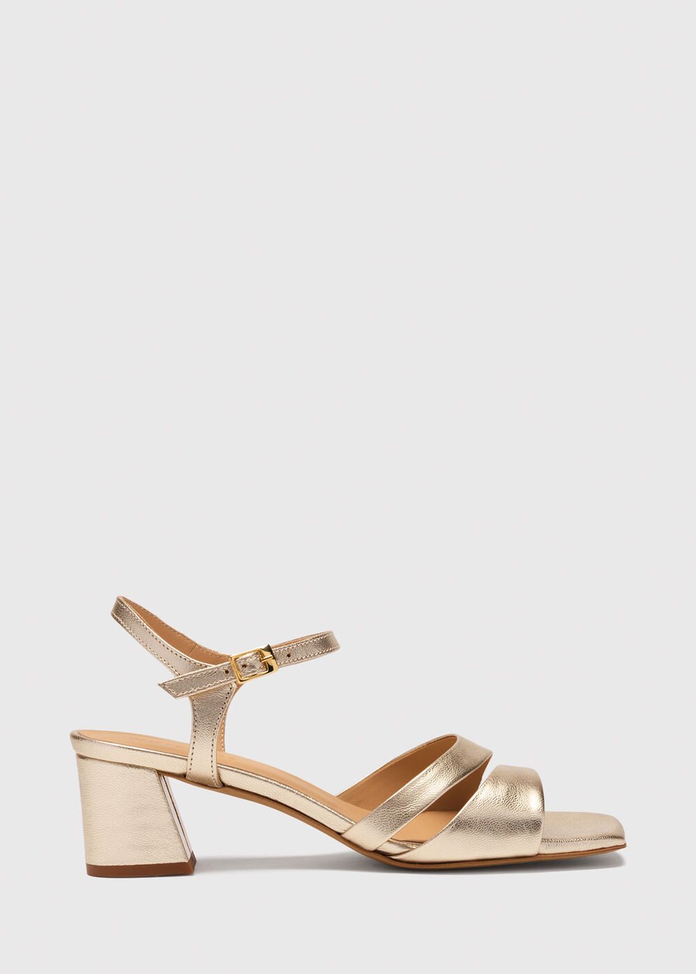 Cutout Block Heel Sandal