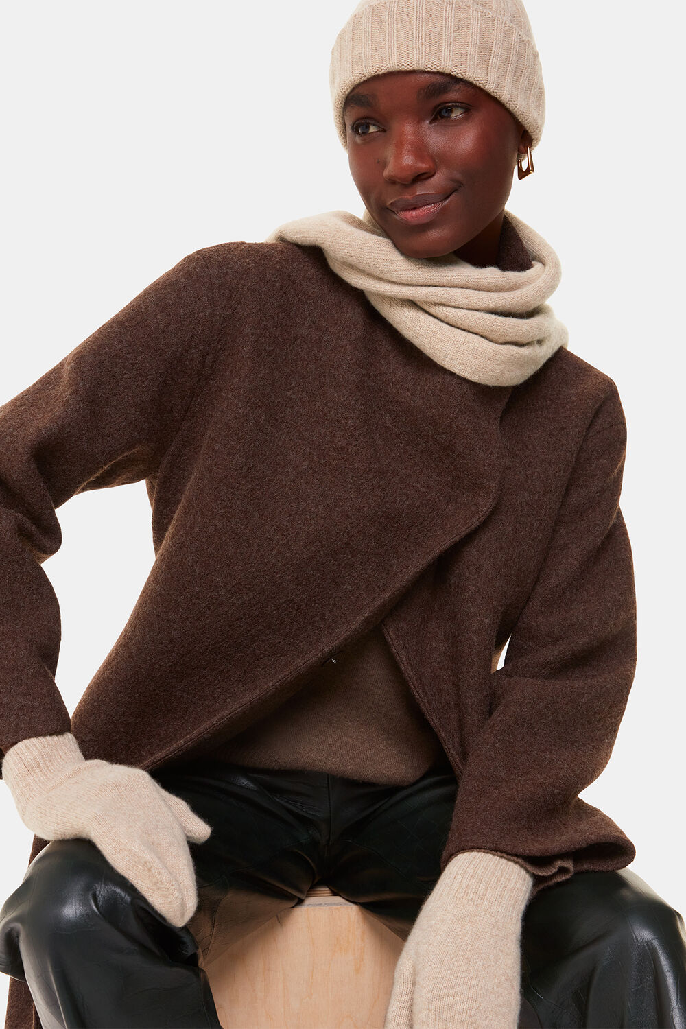 Cashmere Wool Blend Hat