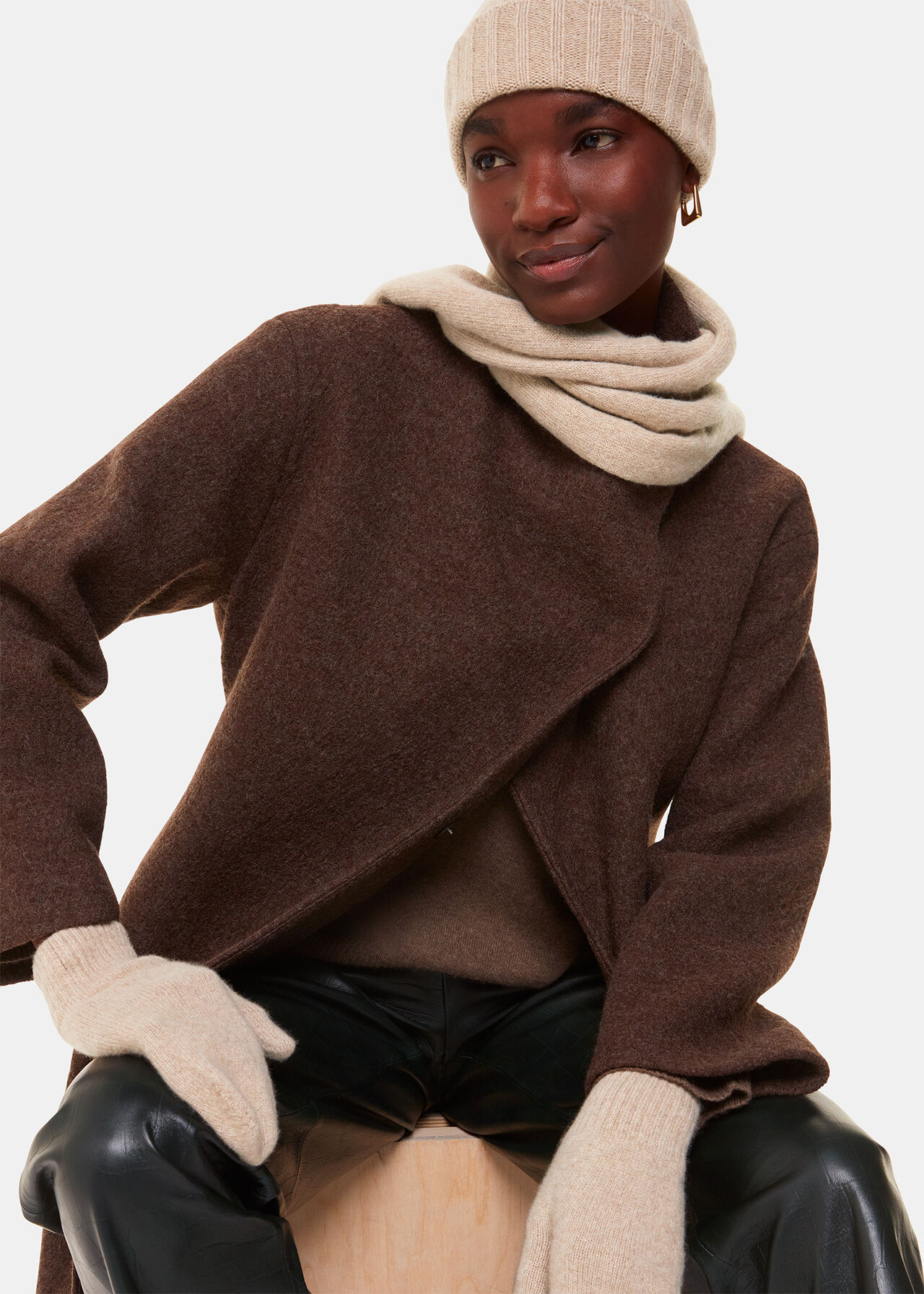 Cashmere Wool Blend Hat