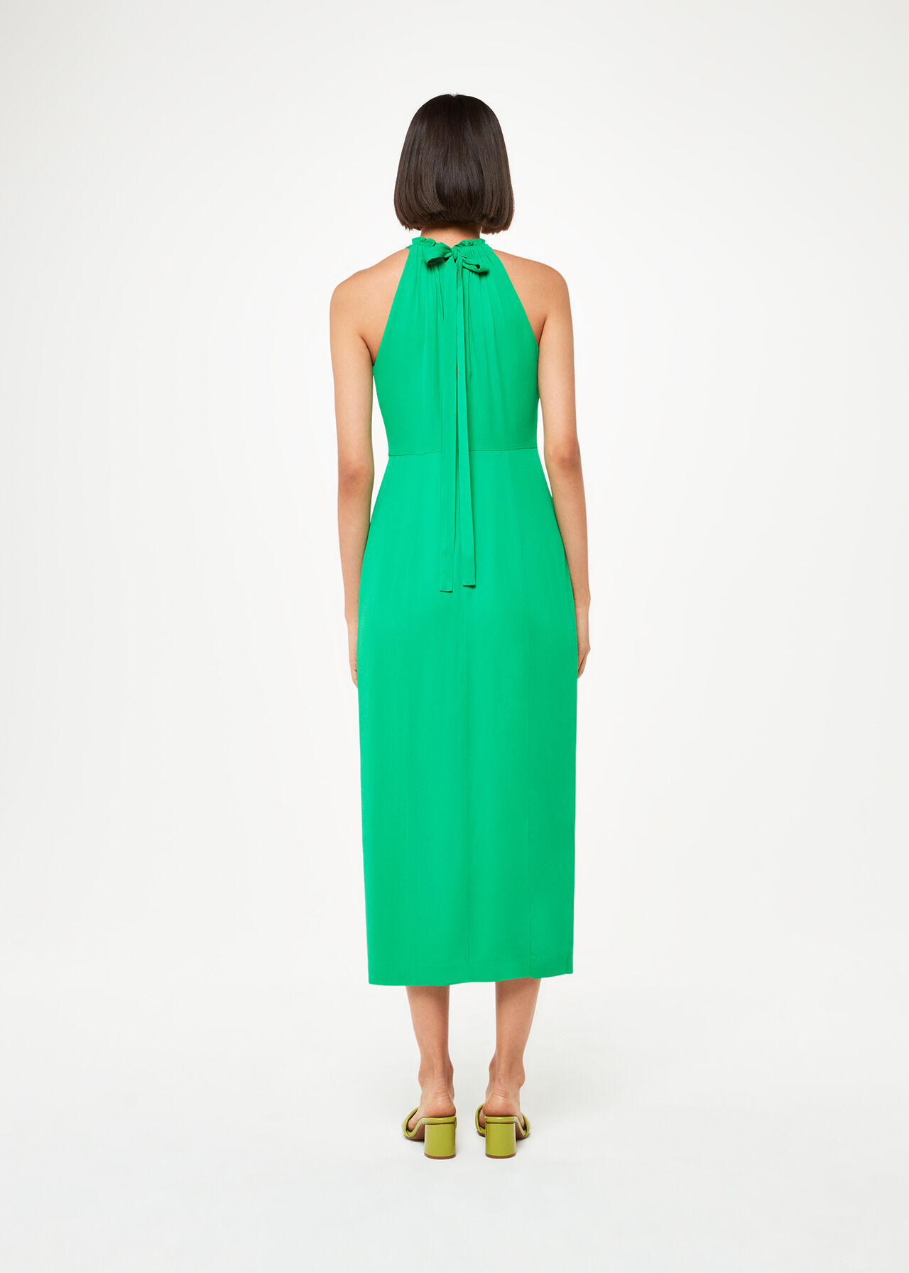 Eliza Halterneck Midi Dress