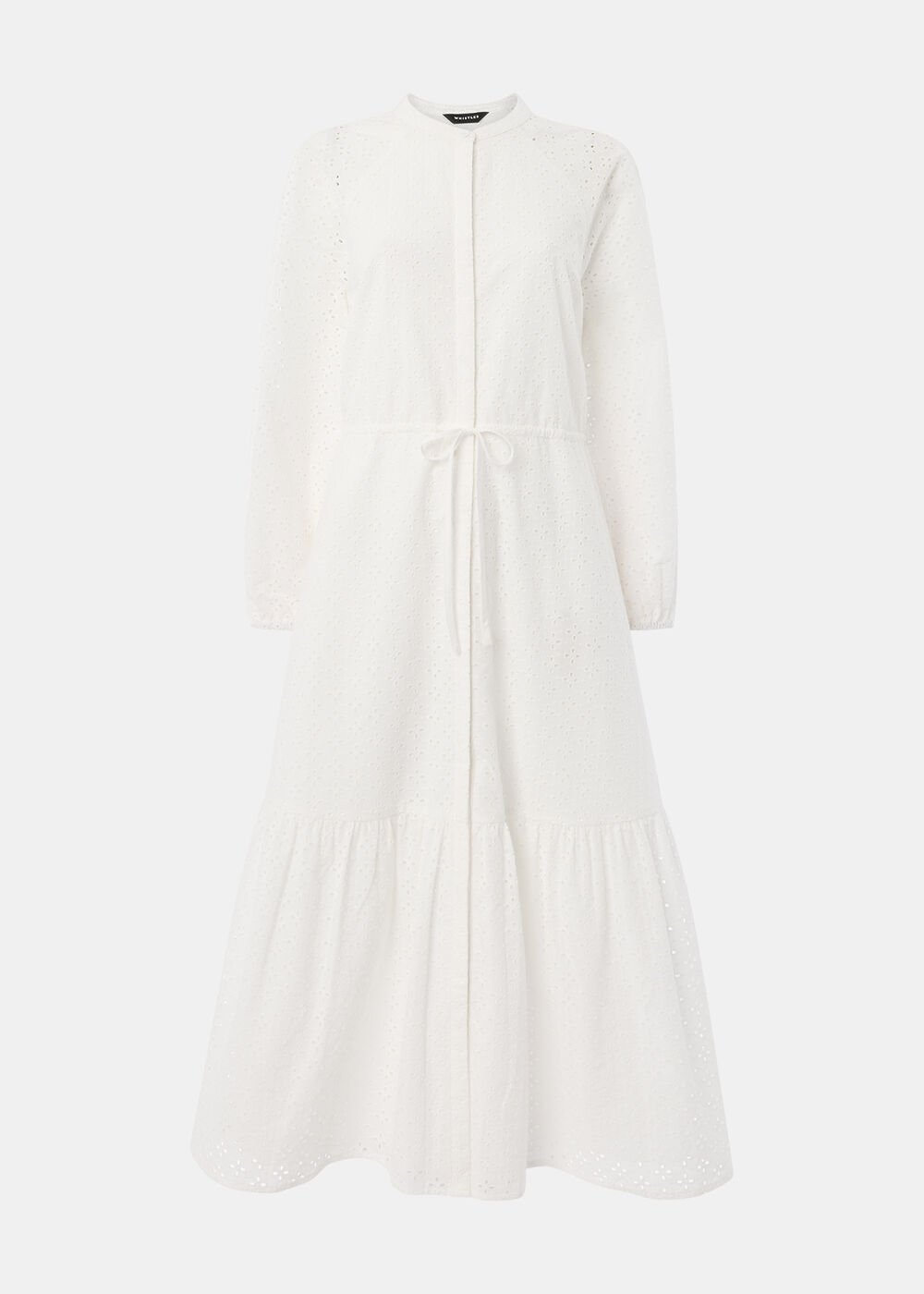 Petite Broderie Midi Dress