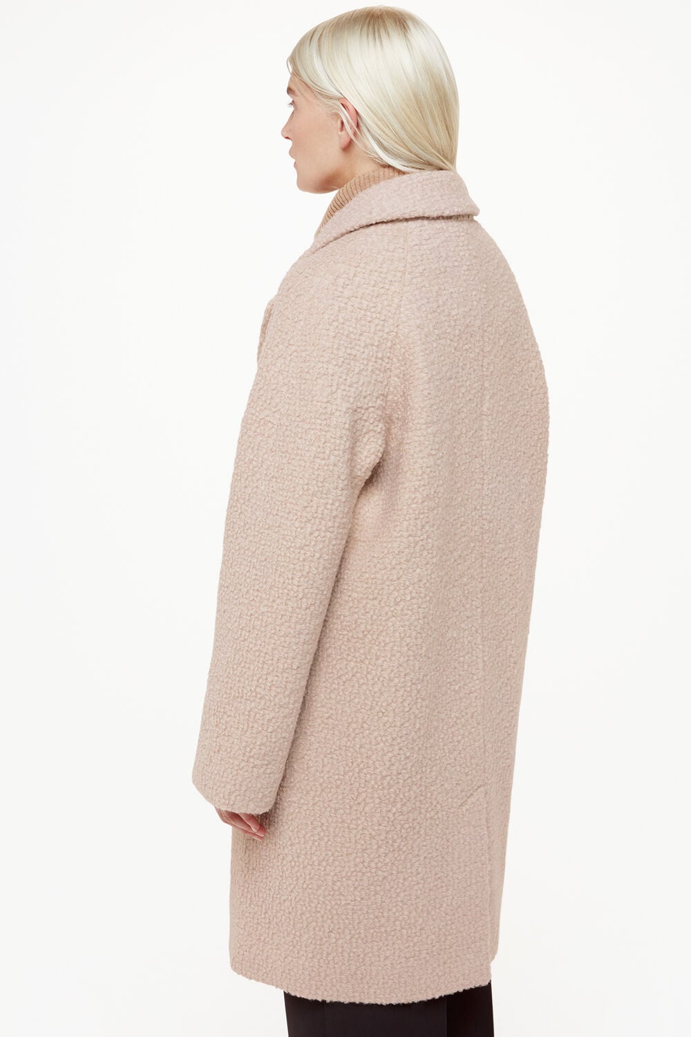 Petite Anita Wool Boucle Coat