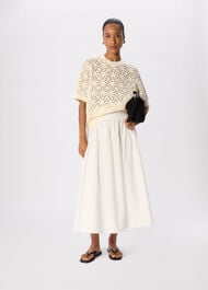 Cotton Crochet Detail Tshirt