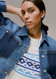 Ella Patchwork Denim Jacket