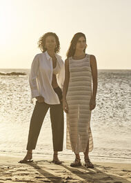 Long Crochet Beach Dress