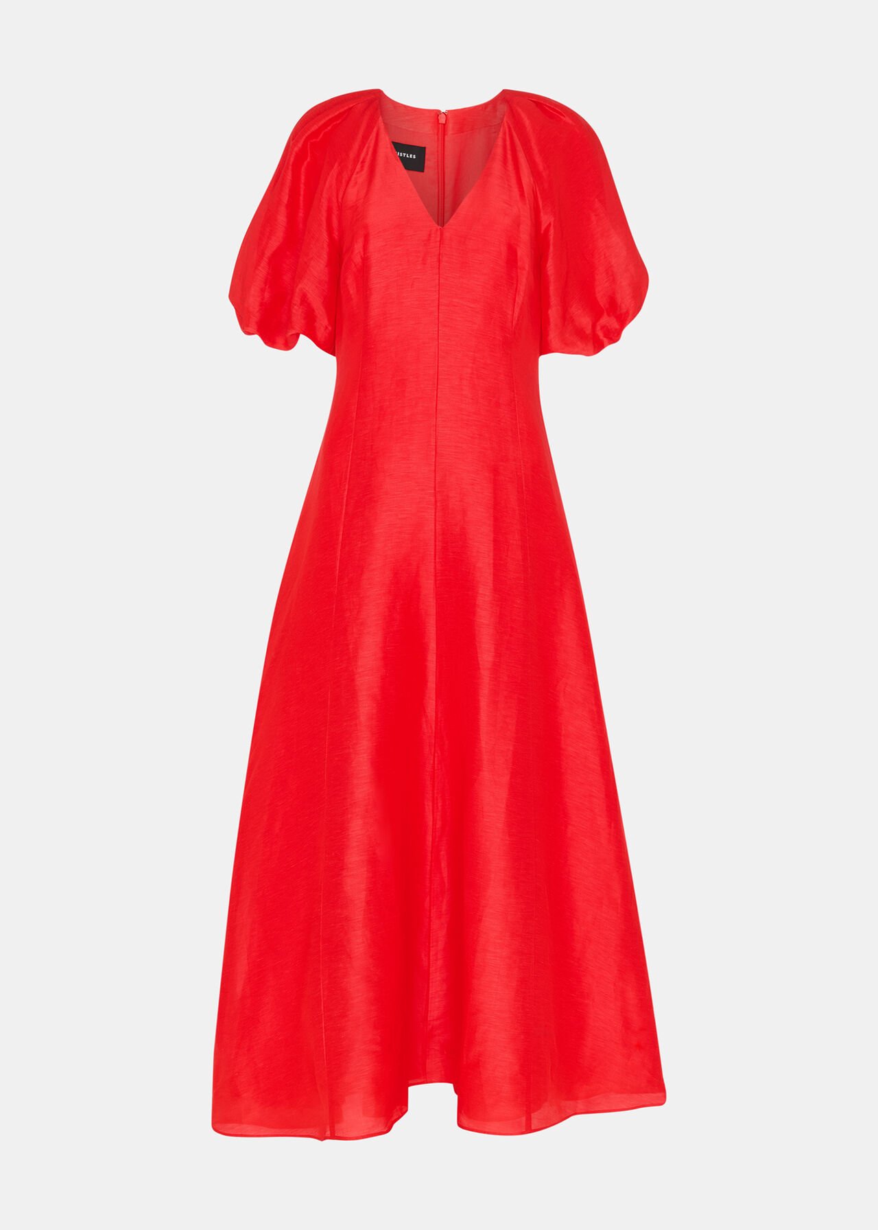 Silk Blend Taffeta Maxi Dress