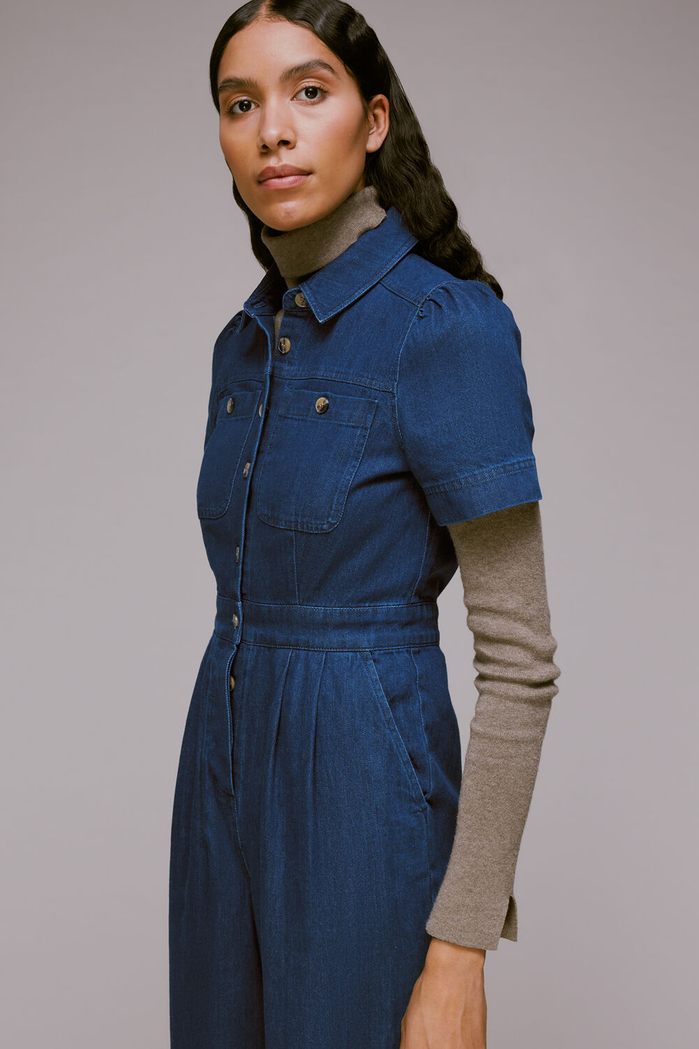 Emma Denim Jumpsuit
