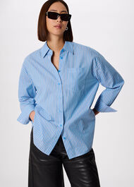 Oversized Fit Stripe Shirt