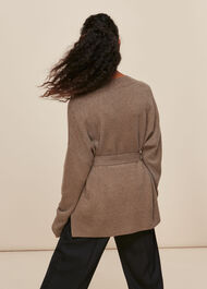 Belted Cashmere Cardigan