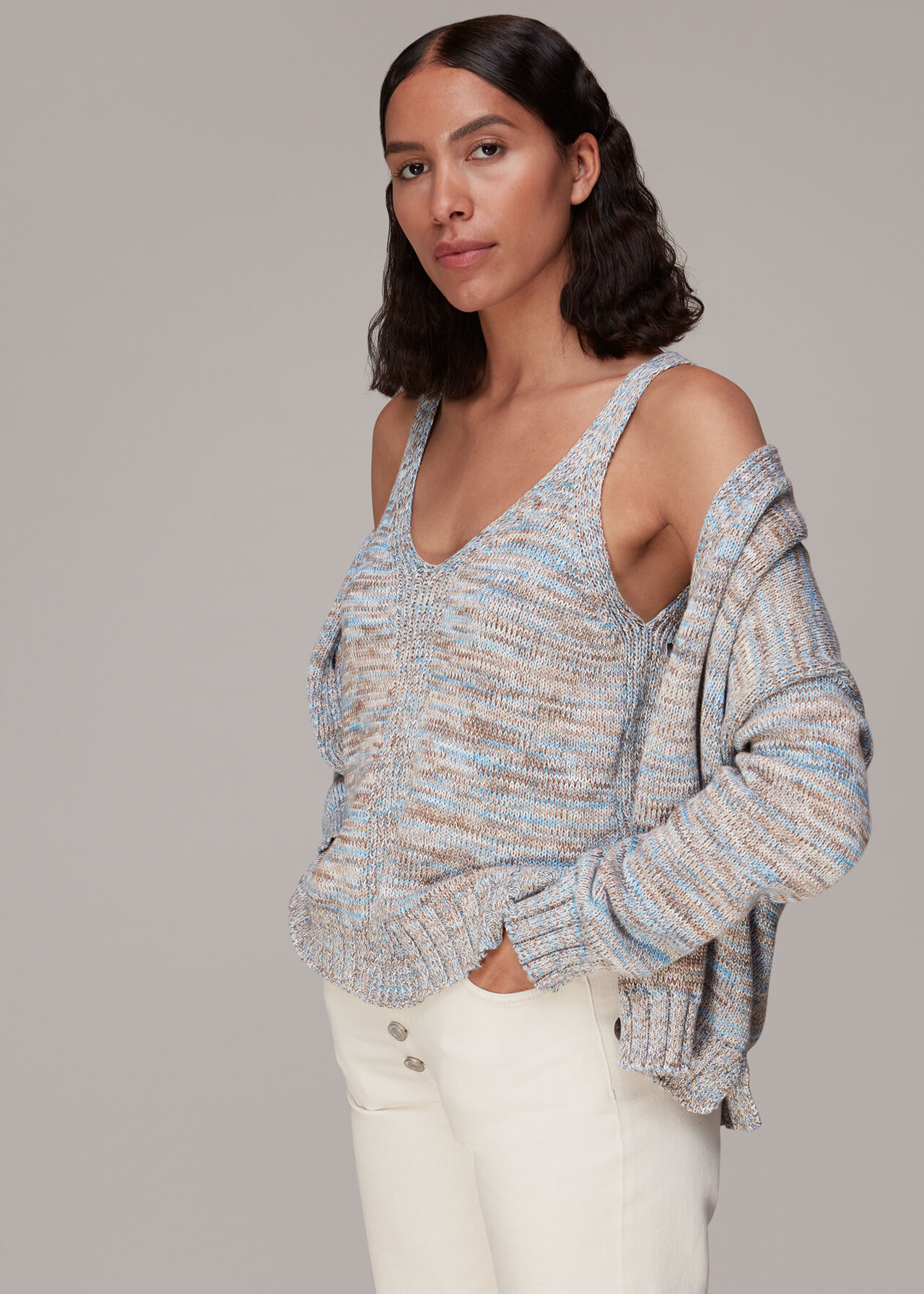 Dakota Flecked Knitted Tank