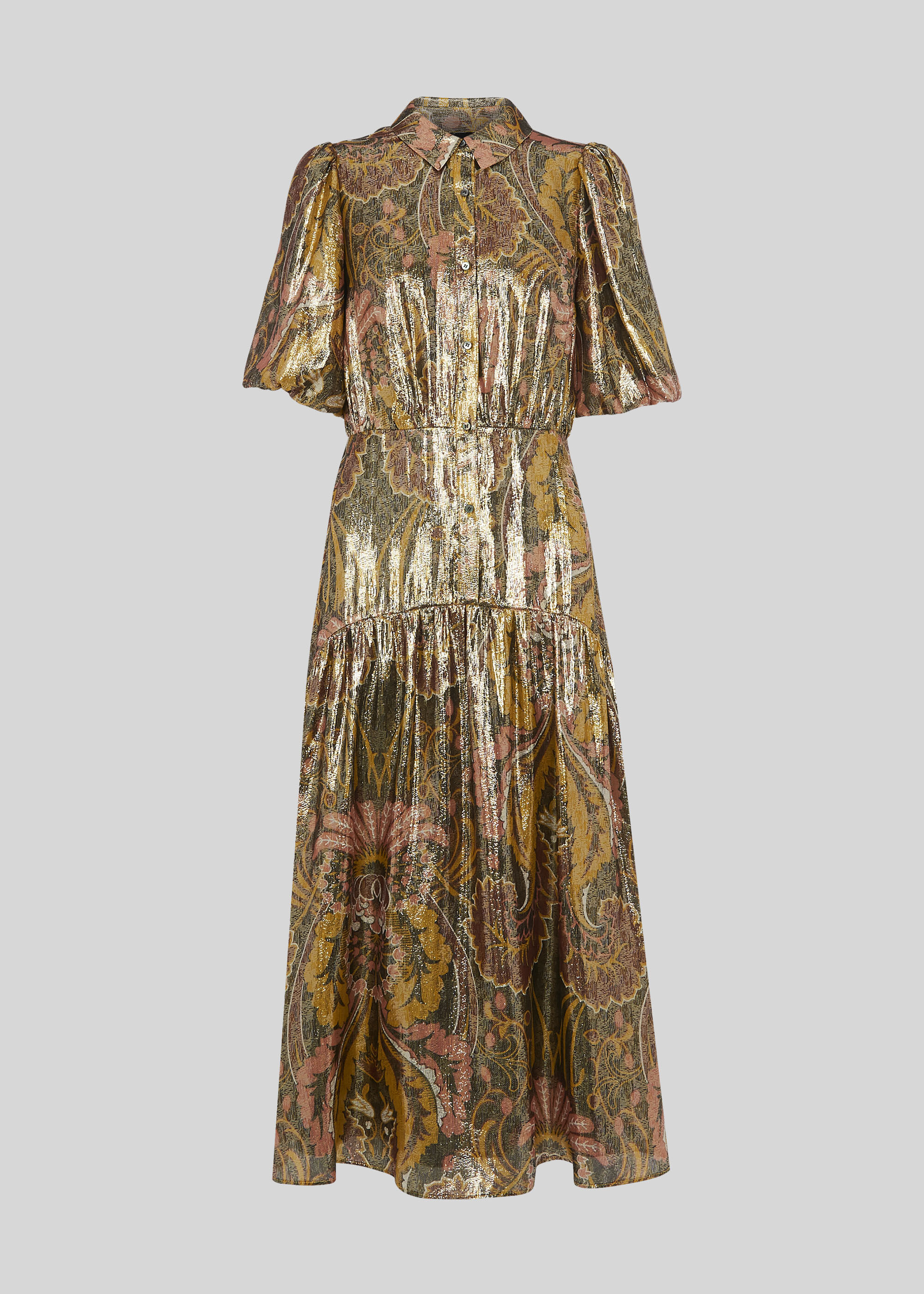 Paisley Silk Mix Dress