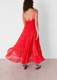 Cotton Tiered Maxi Sun Dress