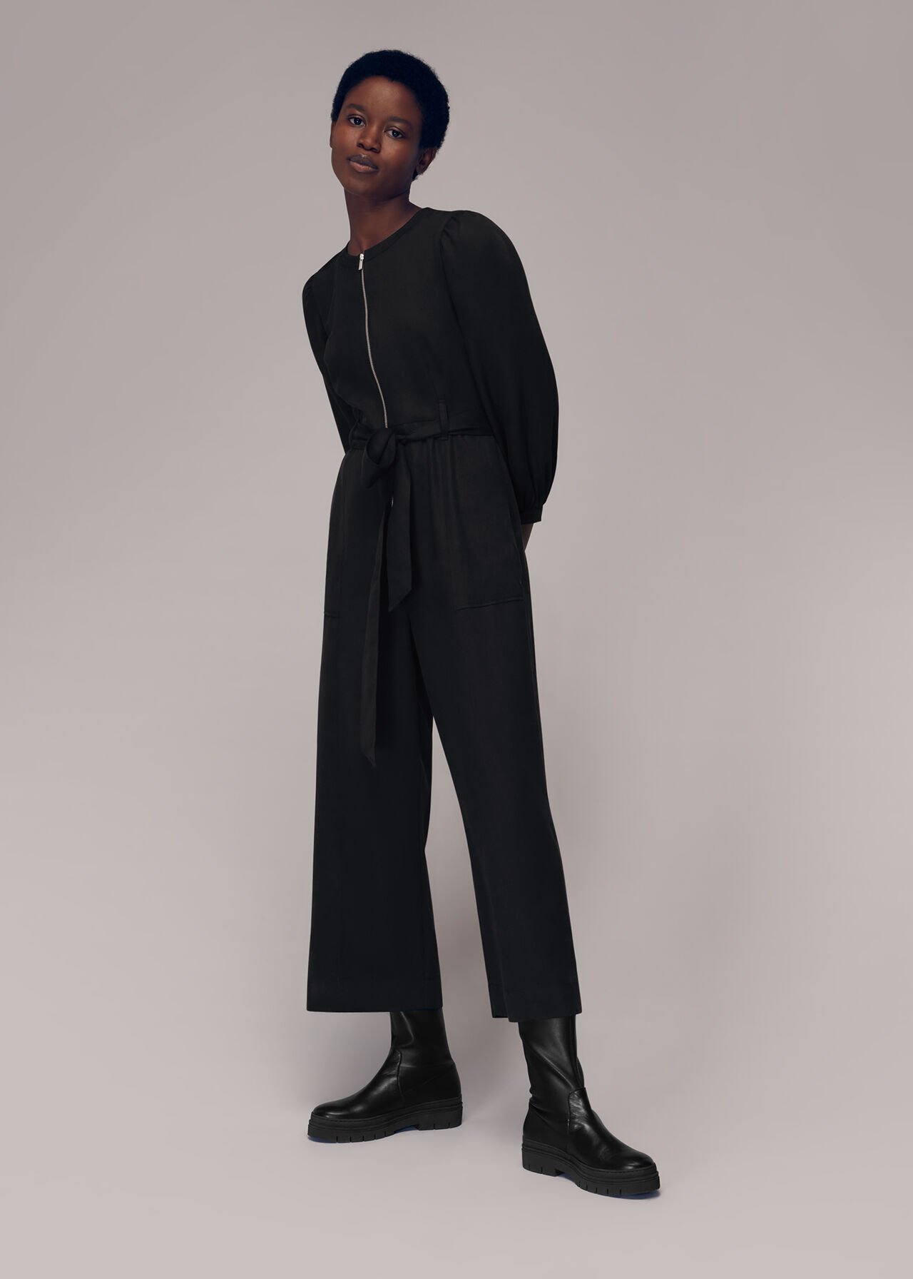 Estelle Zip Front Jumpsuit