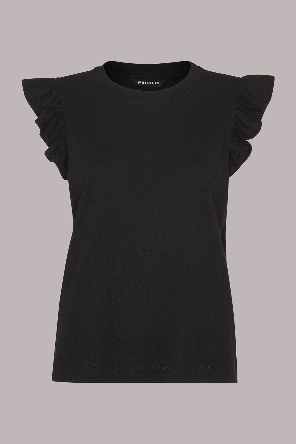 Frill Cap Sleeve T-Shirt