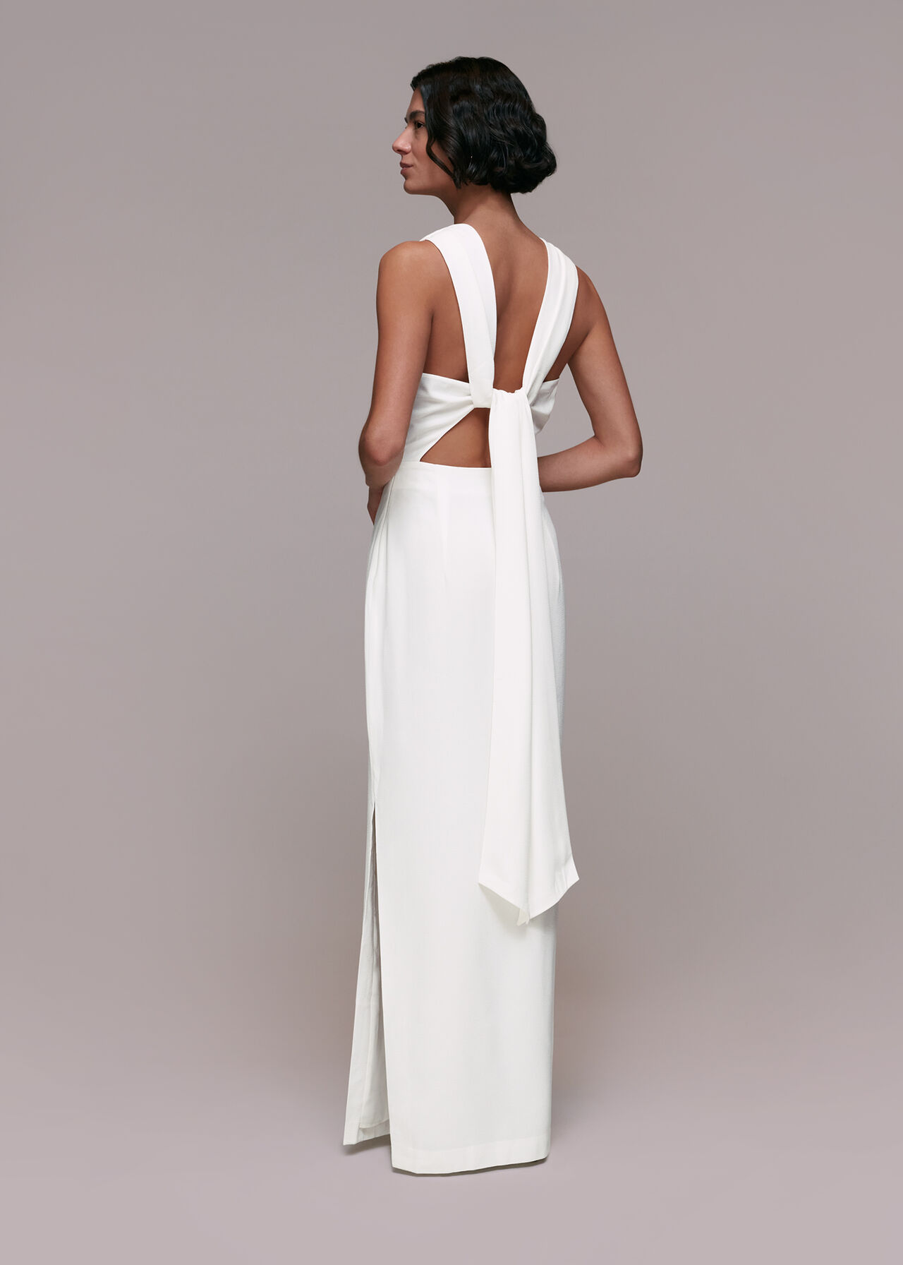 Whistles – Tie Back Maxi Dress Robes de mariée The Wedding Explorer