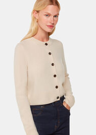 Wool Cropped Cardigan