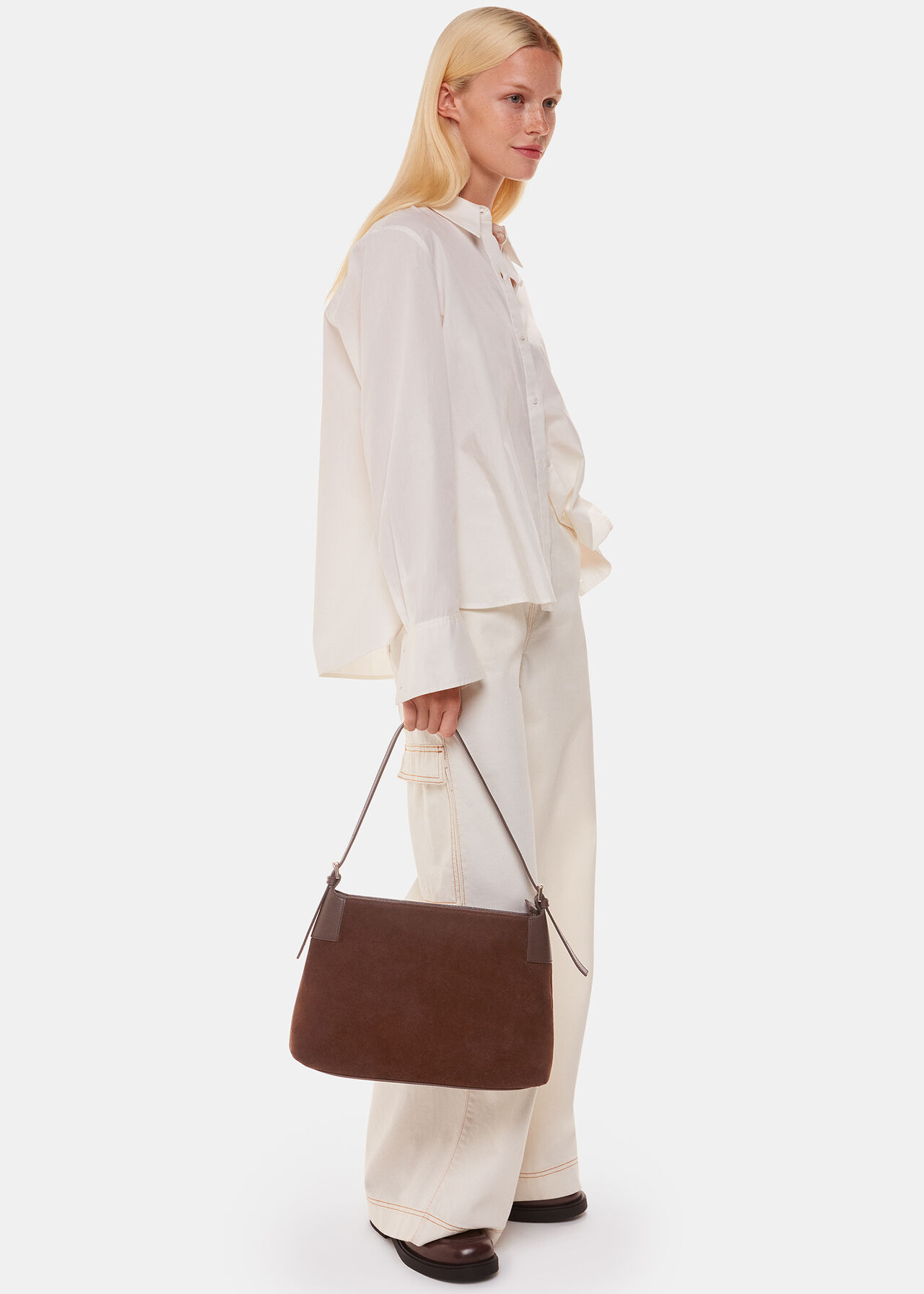 Paloma Suede Shoulder Bag