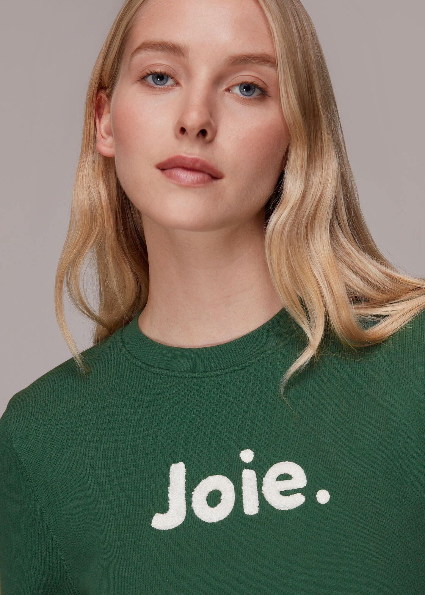 Dark Green Joie Logo Sweatshirt WHISTLES