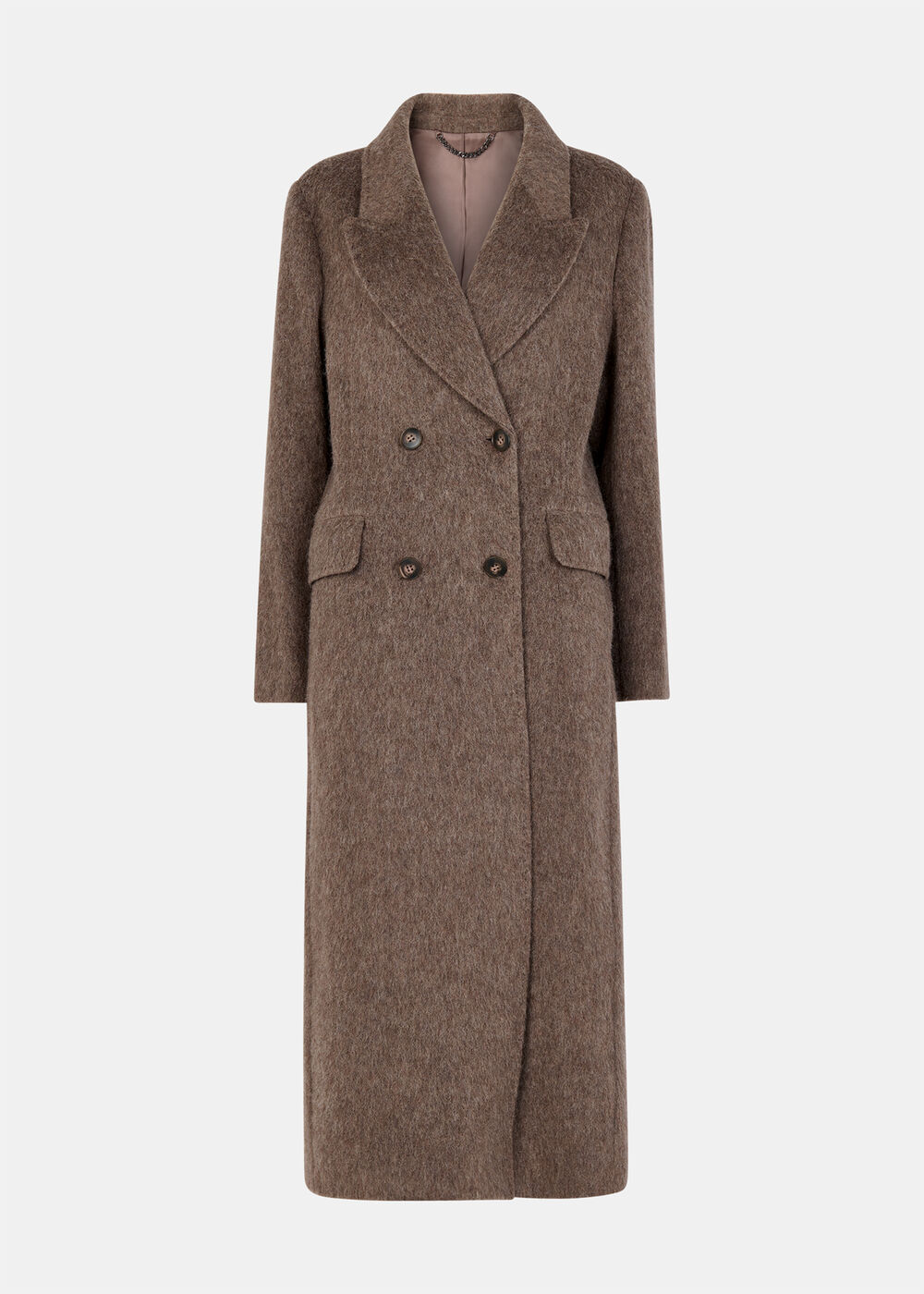 Maxi Double Breasted Wool Coat