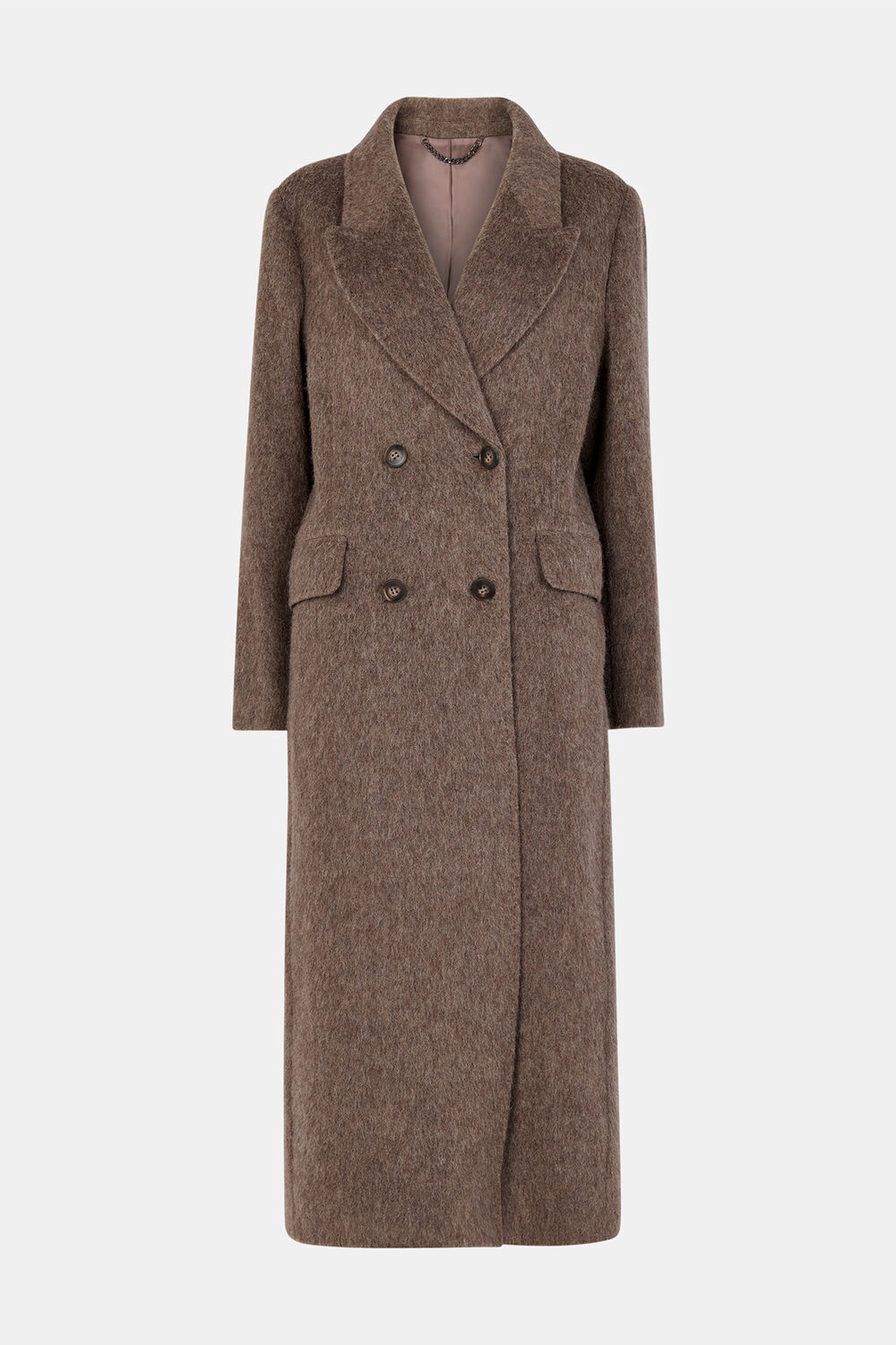 Maxi Double Breasted Wool Coat