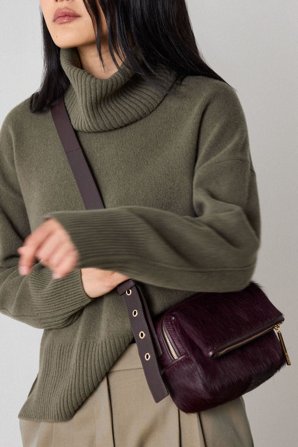 Bibi Hair-On Crossbody Bag
