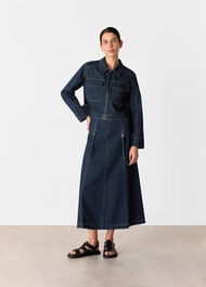 Madri Western Midi Skirt