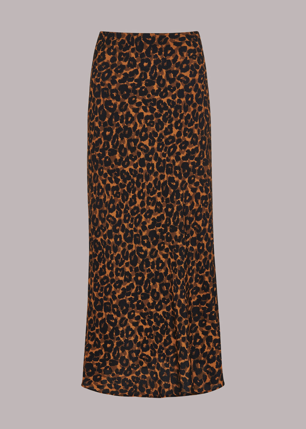 Classic Leopard Bias Cut Skirt