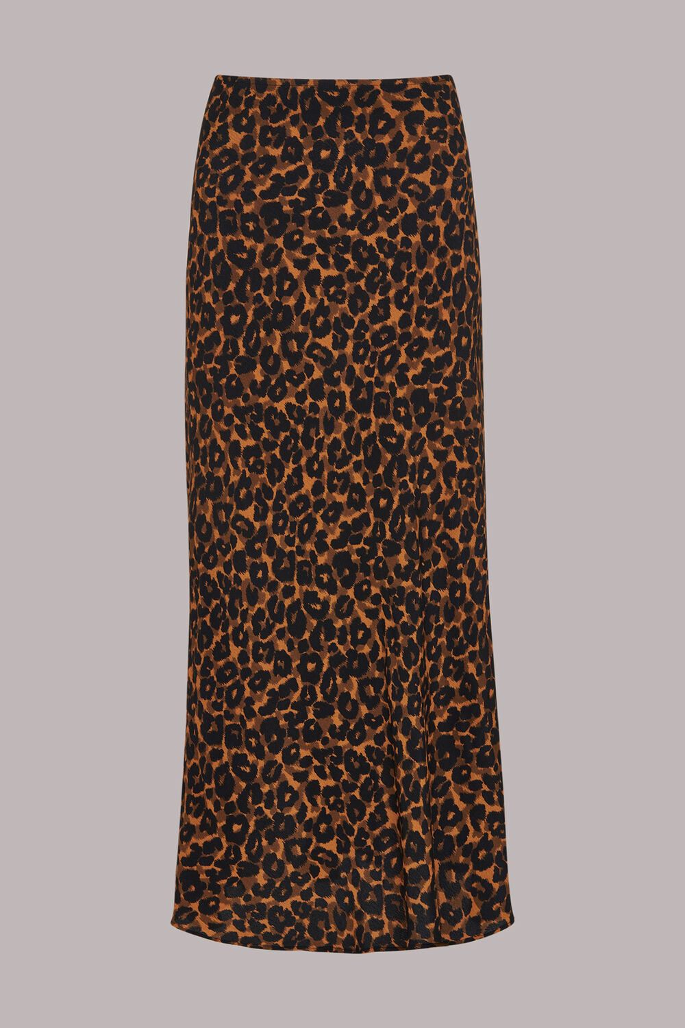 Classic Leopard Bias Cut Skirt
