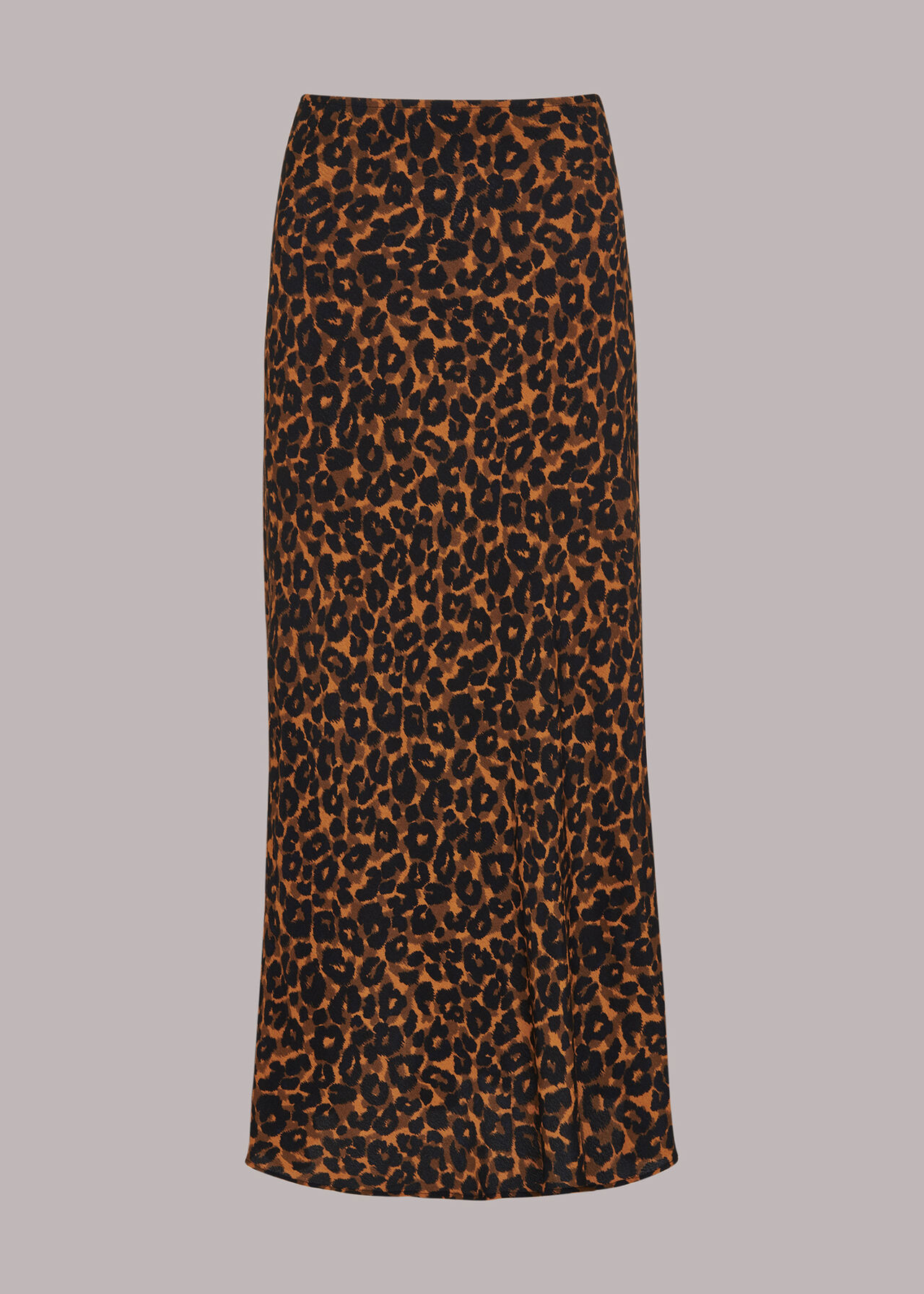 Classic Leopard Bias Cut Skirt