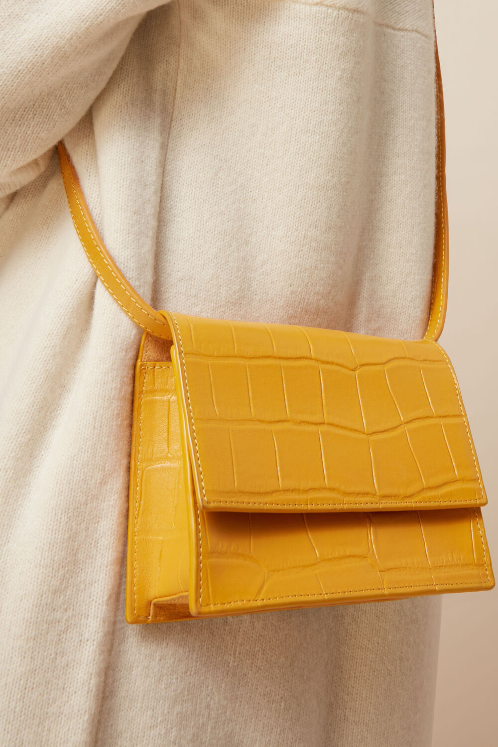 Suri Mini Croc Crossbody