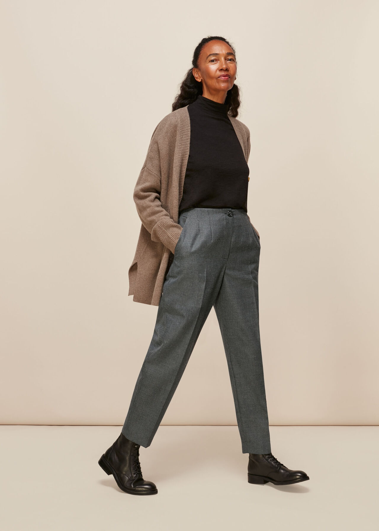 Anita Easy Check Trouser