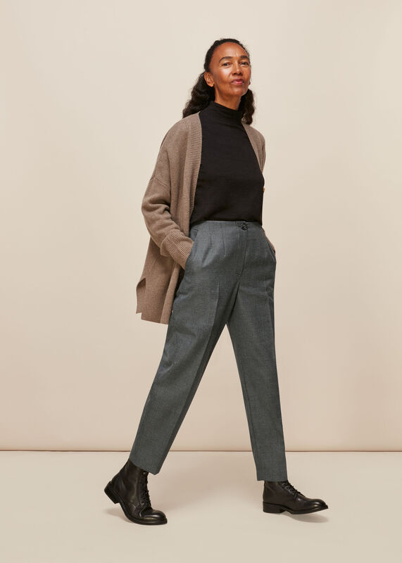 Multicolour Anita Easy Check Trouser
