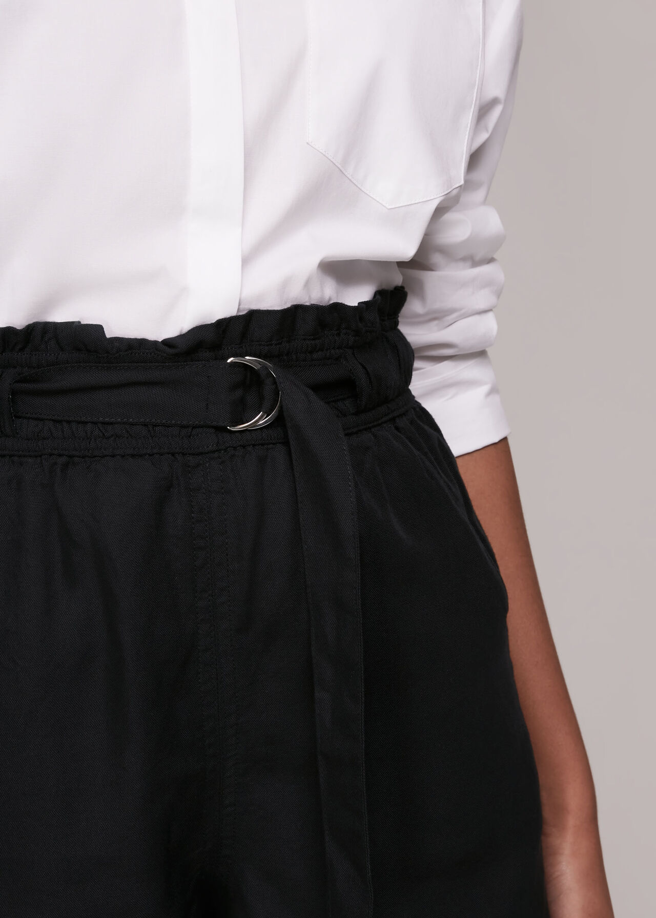 Black Belted Shorts | WHISTLES