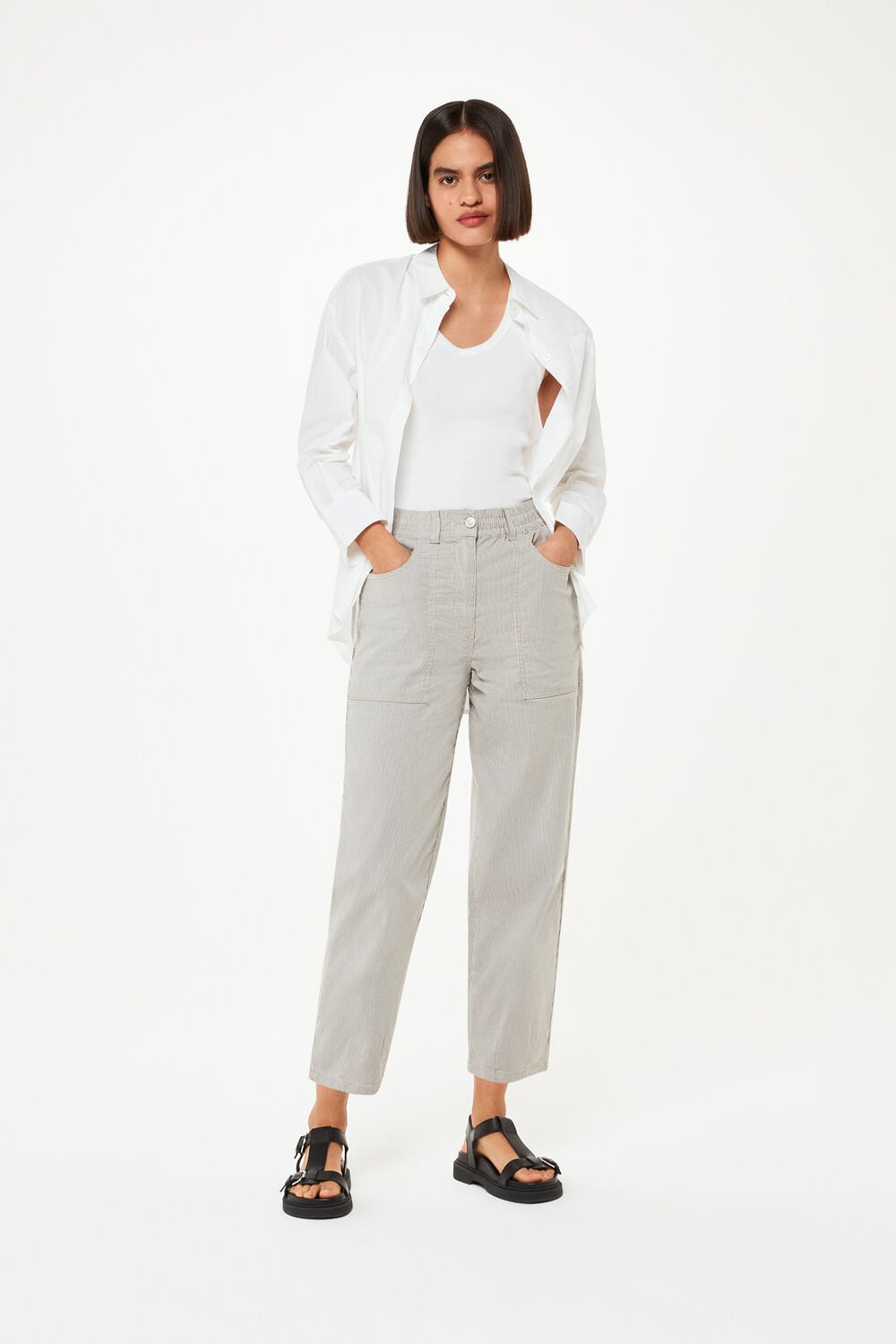 Multicolour Tessa Stripe Casual Trouser