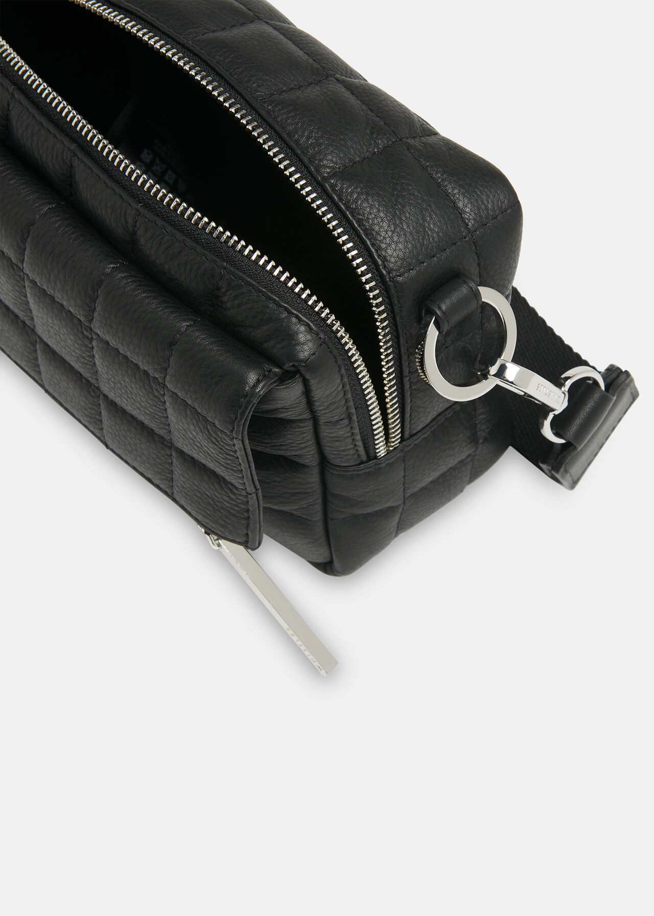 Black Quilted Bibi Crossbody Bag WHISTLES