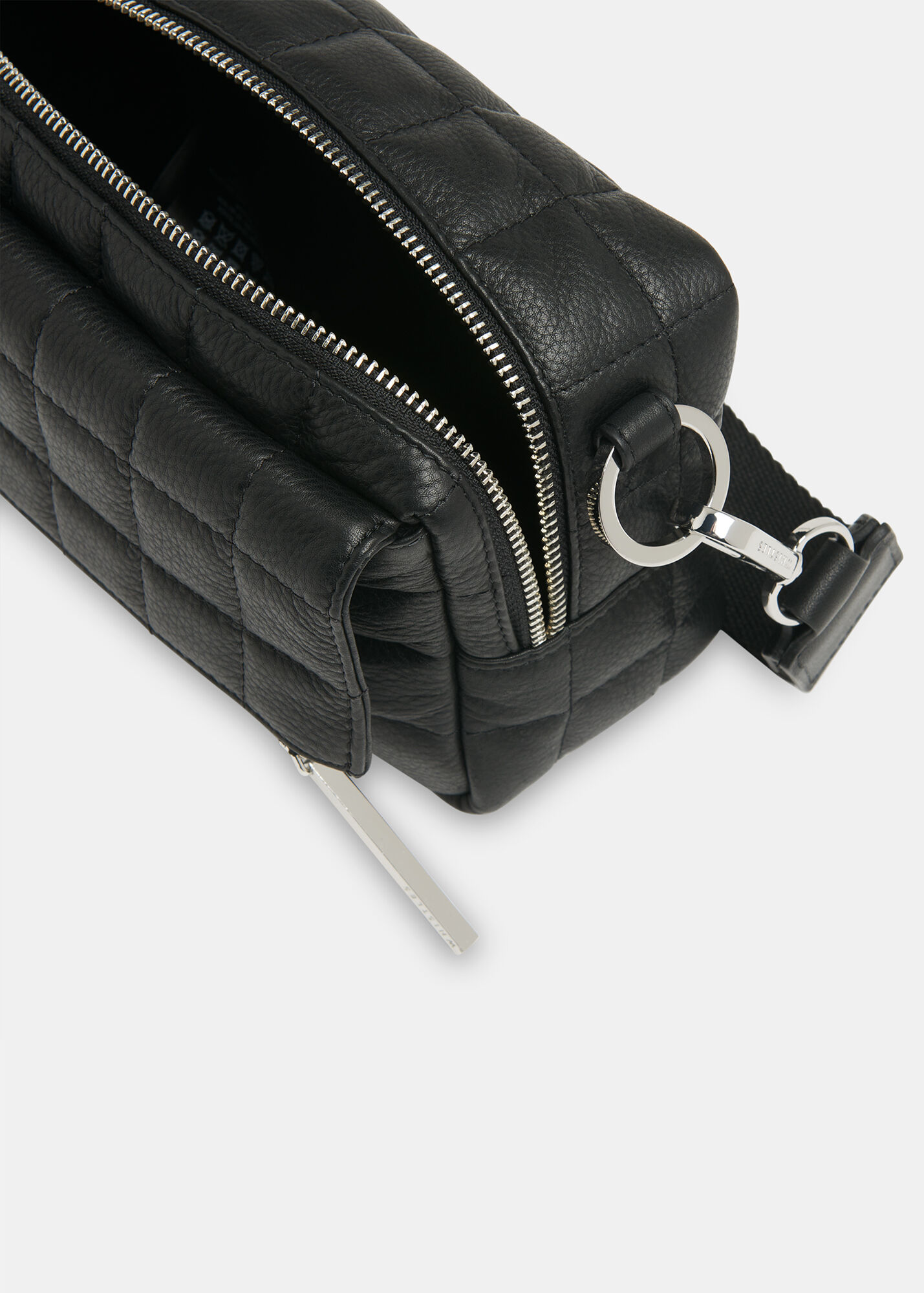 Black Quilted Bibi Crossbody Bag WHISTLES