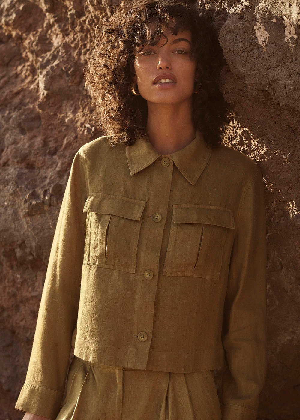 Abby Linen Casual Jacket