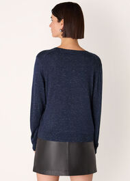 Annie Sparkle V Neck Knit
