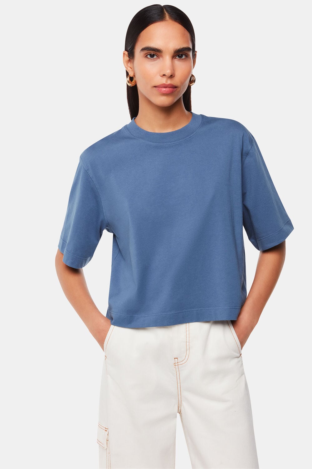 Cropped Relaxed Tee